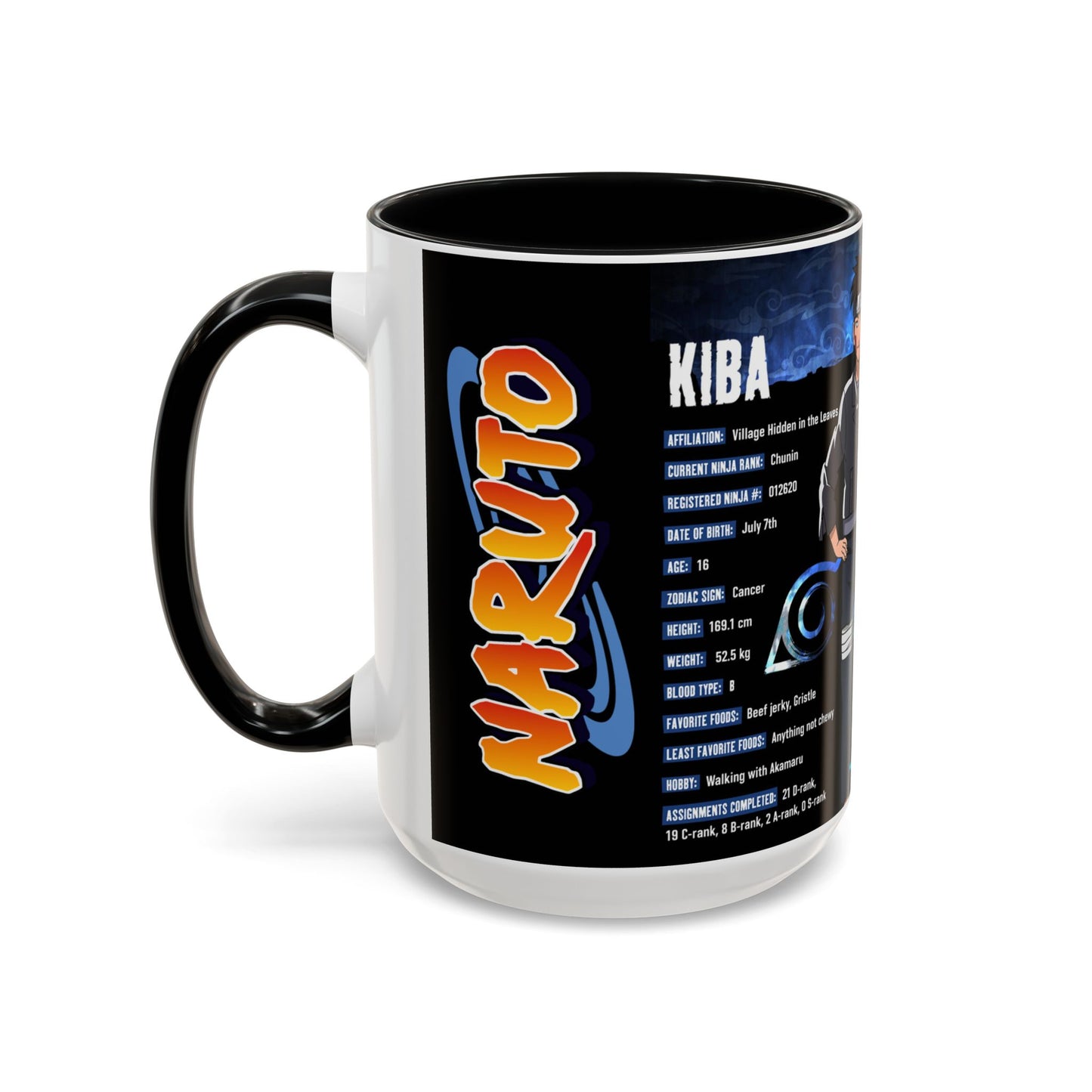 Kiba Collage Coffee Mug | Naruto Shippuden Design (11/15oz)
