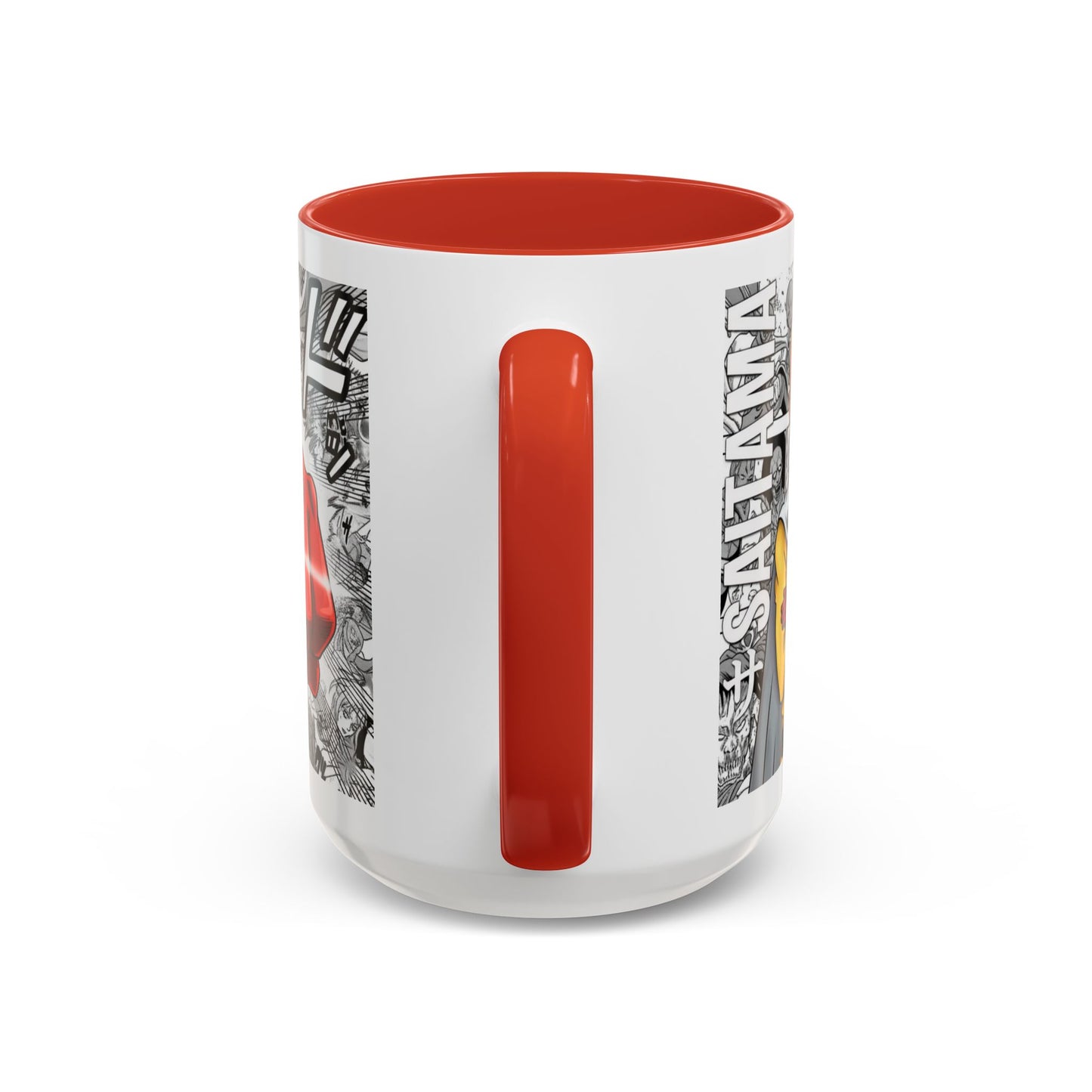 Anime Fist Coffee Mug  Dynamic Manga Collage Accent Mug (11/15 oz)
