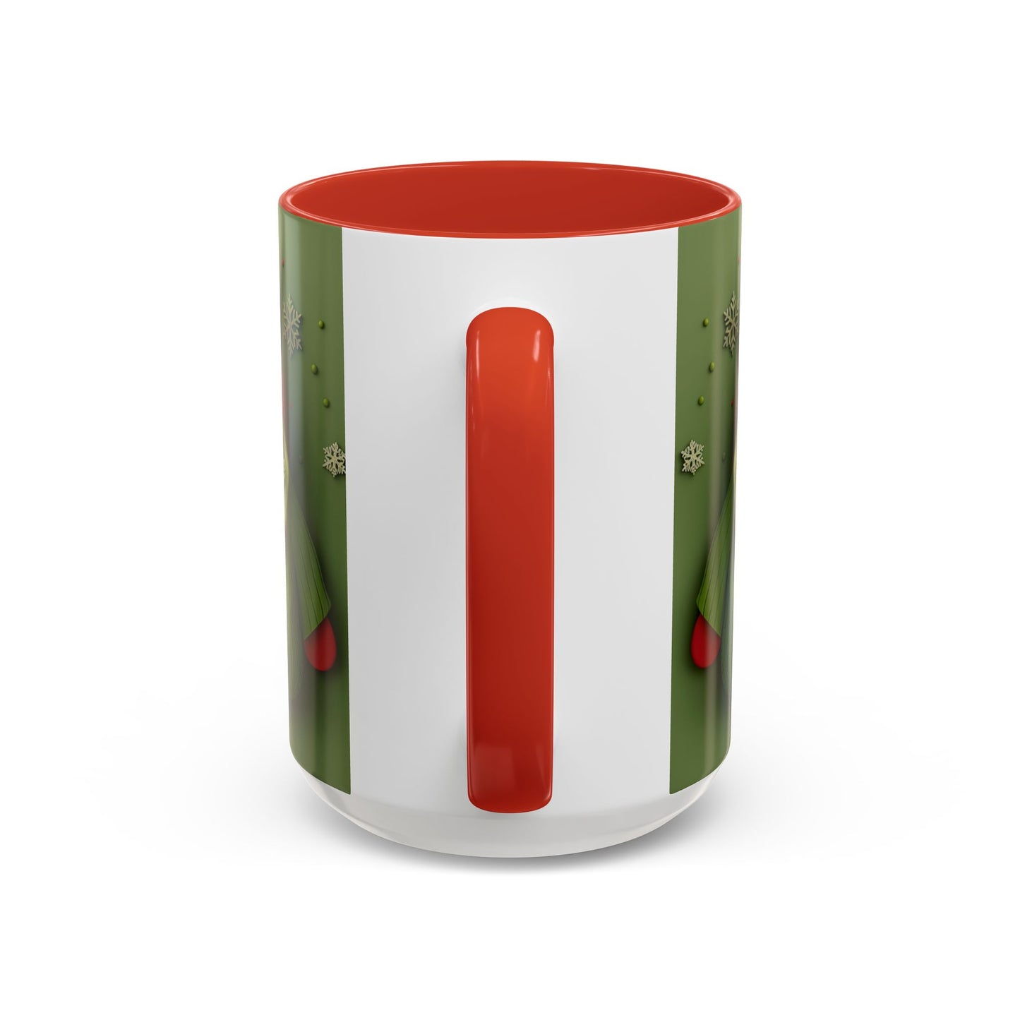 Green Knit Santa Mug | Accent Coffee Mug