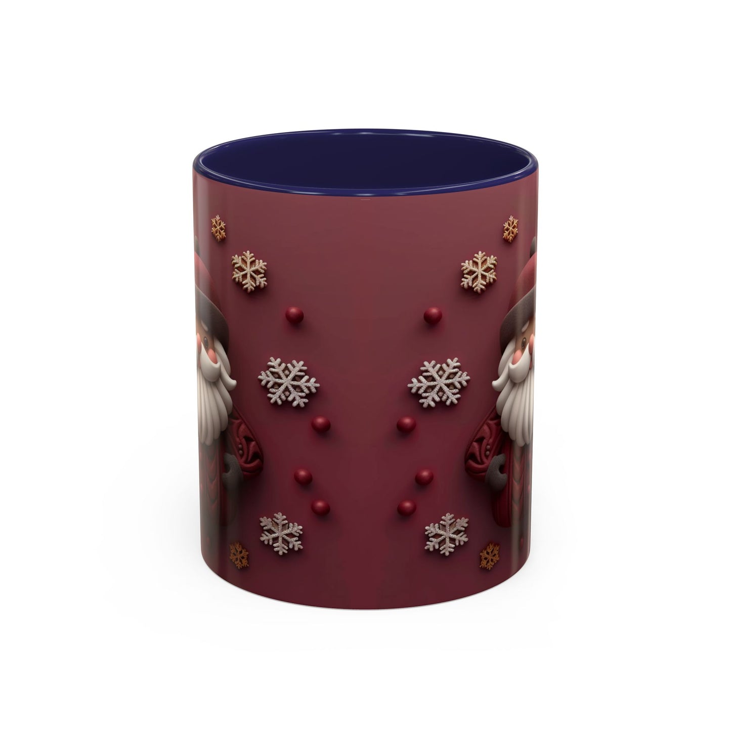 Cute Santa Face Holiday Mug | Christmas Accent Coffee Mug