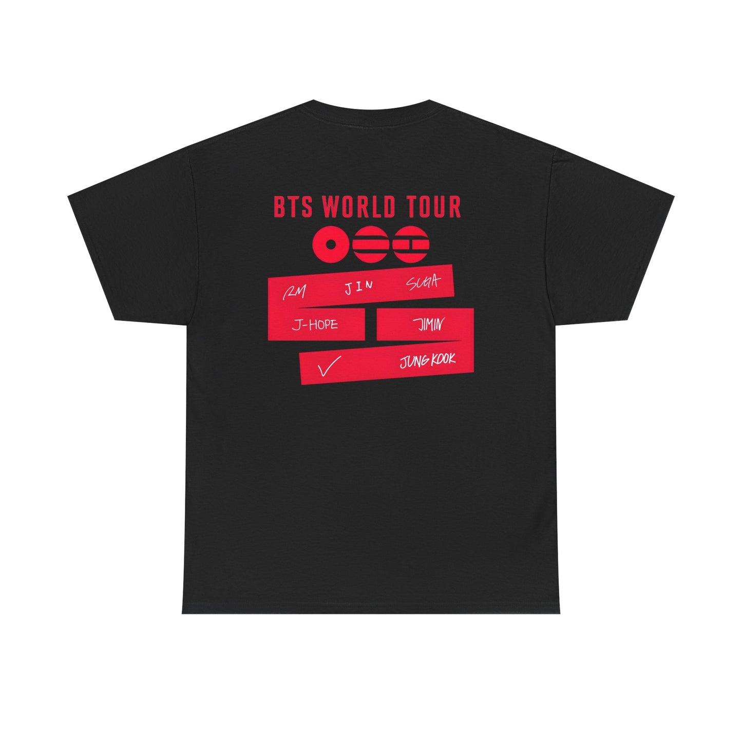 K-Pop World Tour Tee | BTS Fan Band Tour Shirt