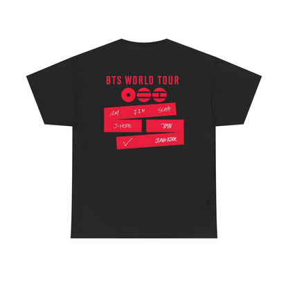 K-Pop World Tour Tee | BTS Fan Band Tour Shirt