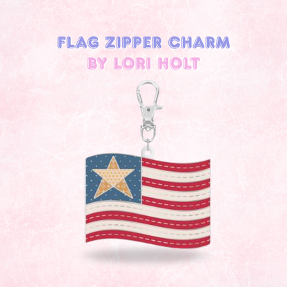 Happy Enamel Zipper Charms by Lori Holt