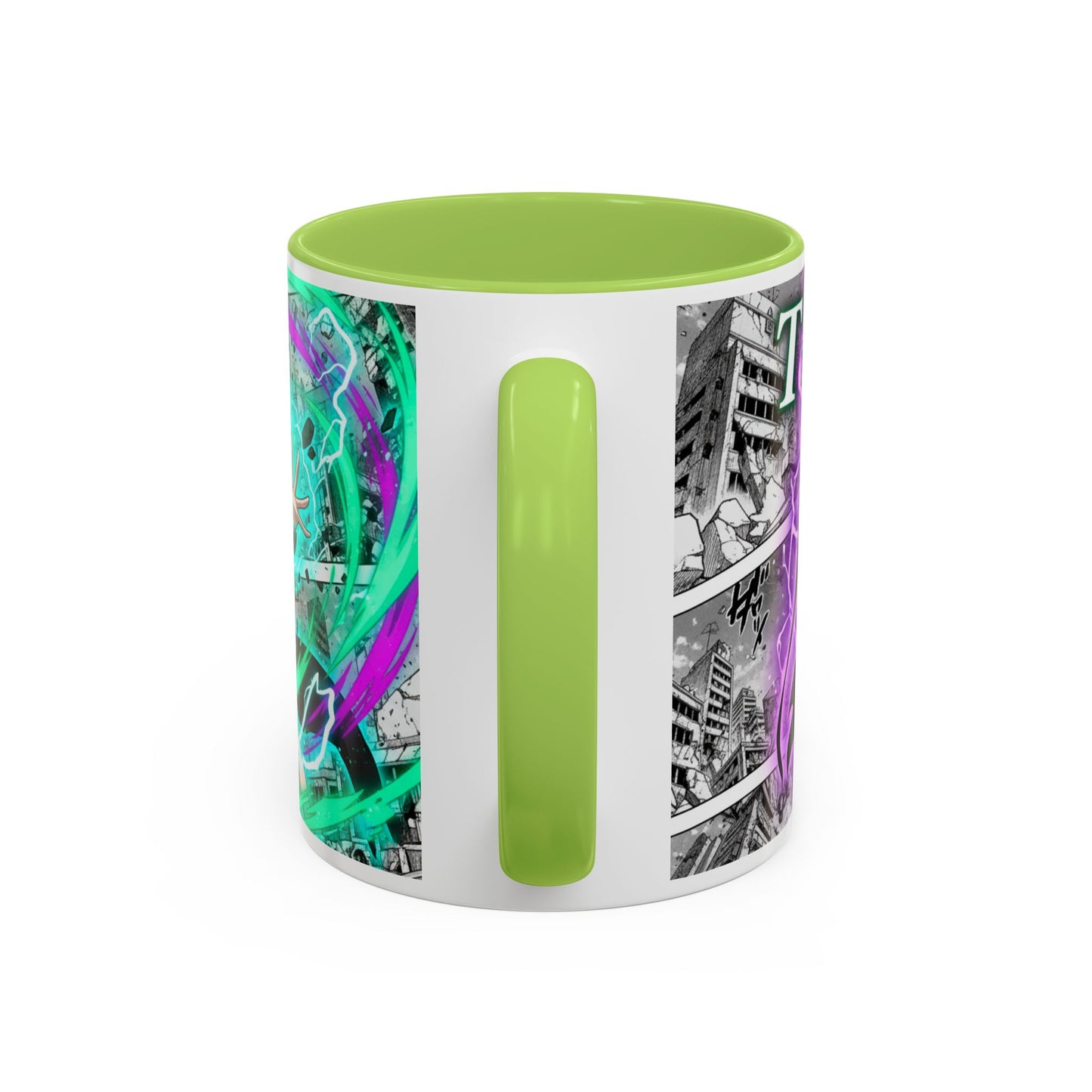 Accent Coffee Mug - Anime Girl Psychic Power Design (11/15oz)