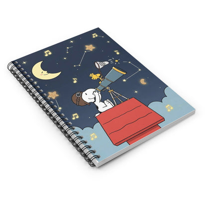 Stargazing Notebook spiral notebook | ruled journal
