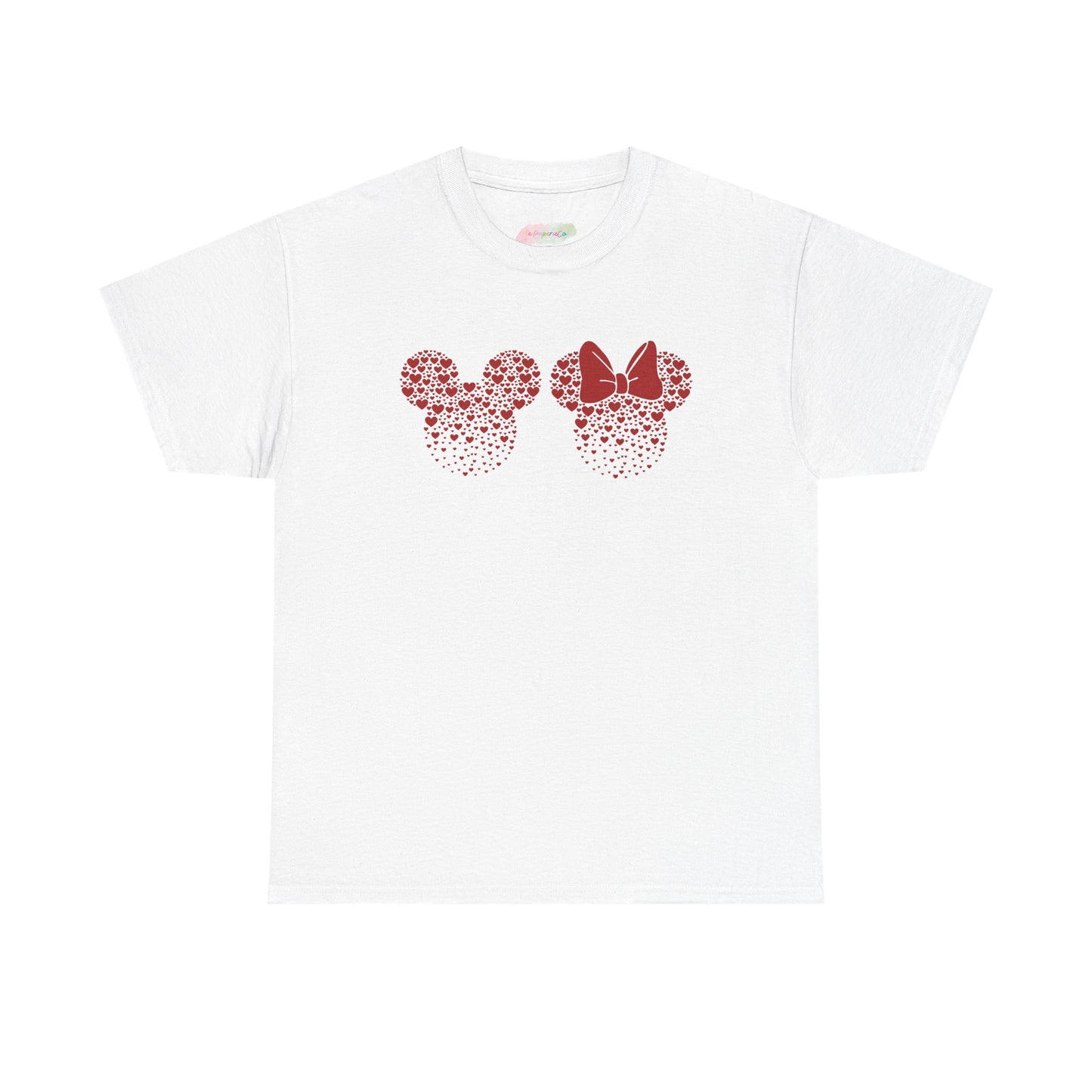 Mouse Hearts Tee | Mouse Ear Silhouette T-Shirt