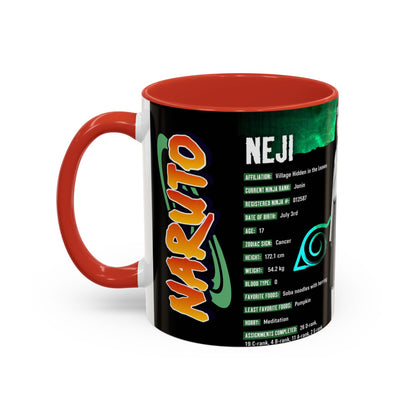 Naruto Shippuden Neji Accent Coffee Mug | Coffee Mug (11/15oz)