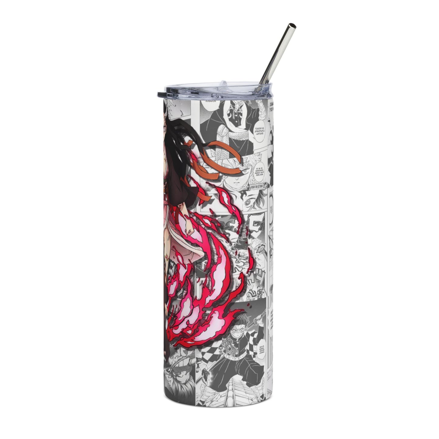 Nezuko Kamado Anime Stainless Steel Tumbler — 20oz Demon Slayer Travel Cup
