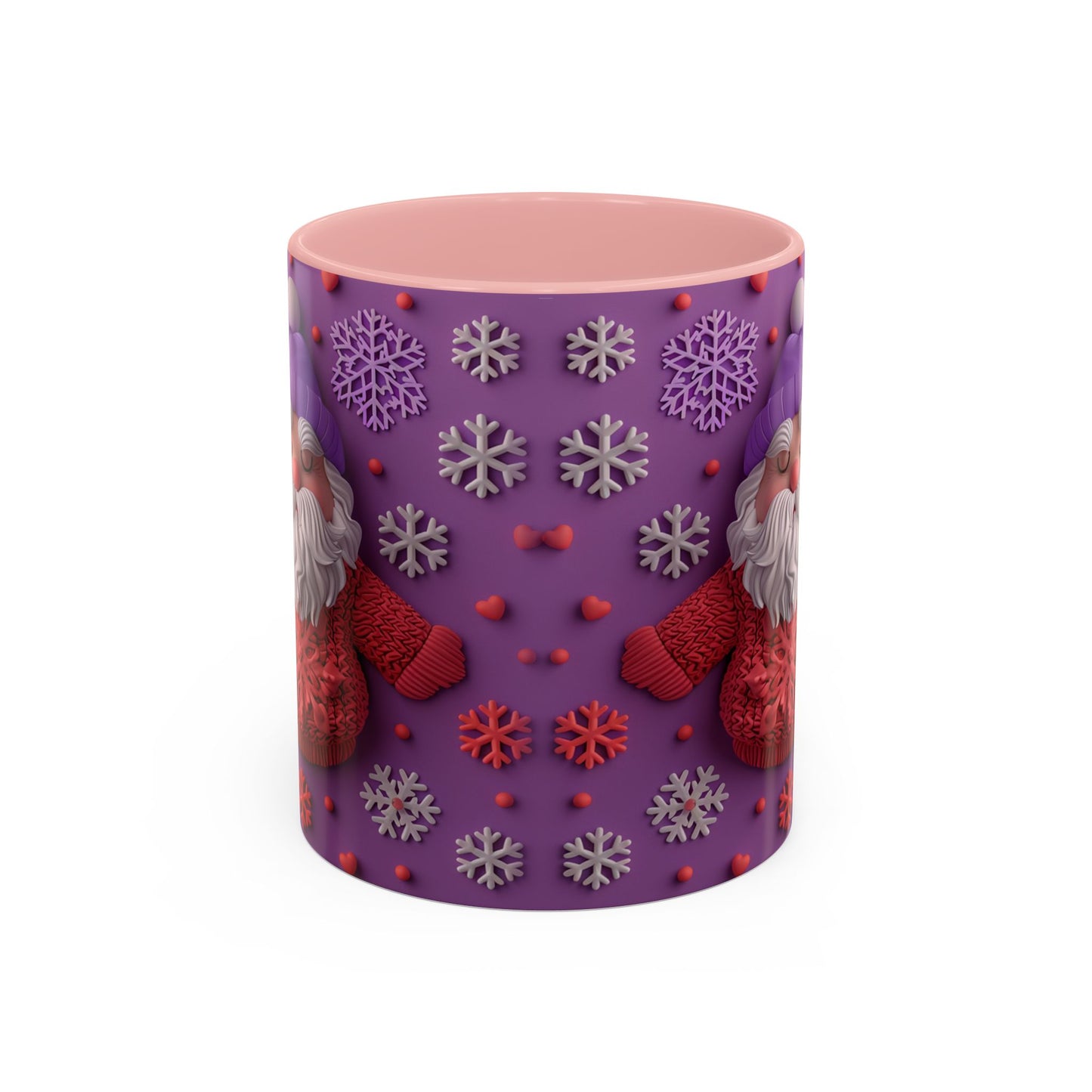 Knit Santa Pattern Mug | Accent Coffee Mug