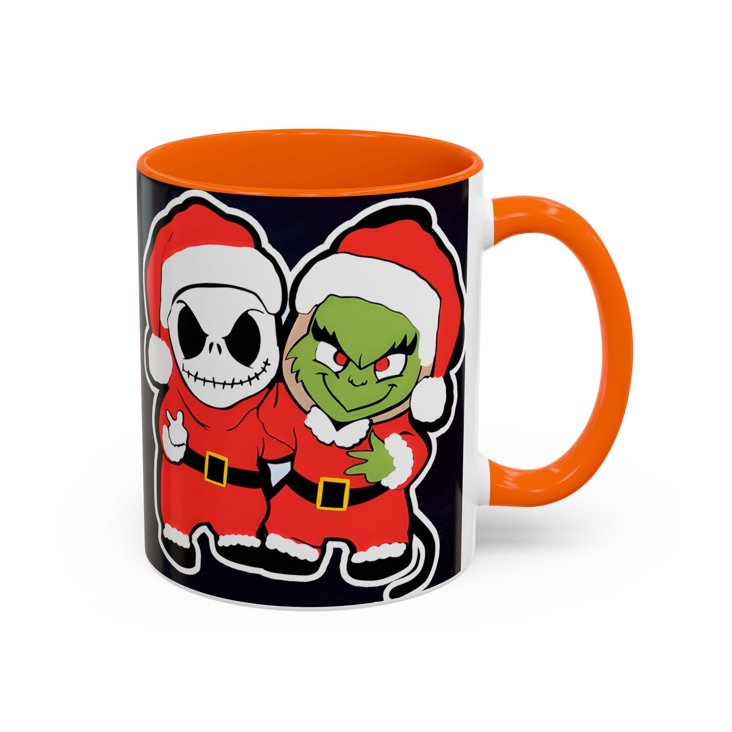 Grinch Jack Skellington Christmas Mug | Accent Coffee Mug