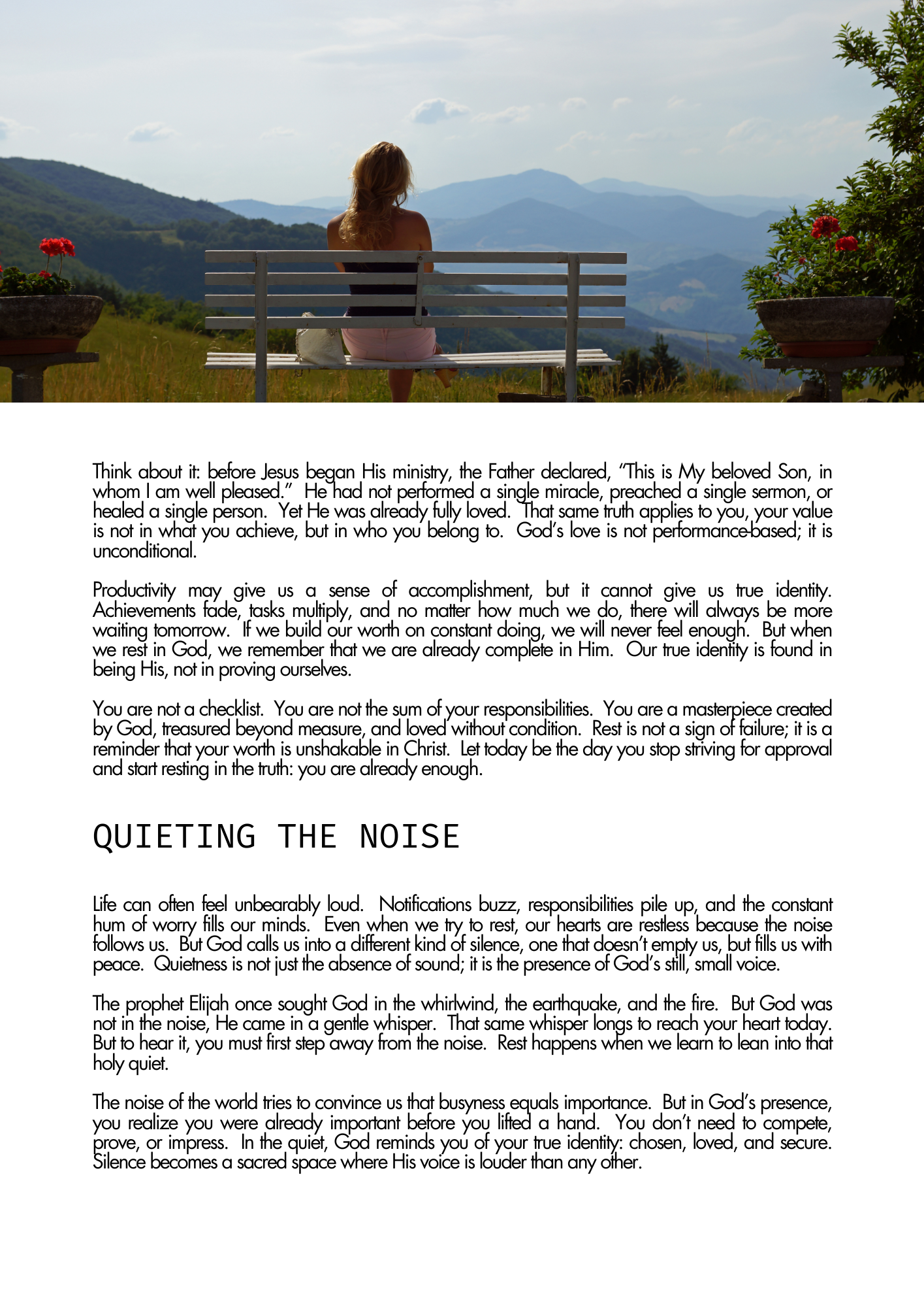 It's Okay to Take a Break | Daily Devotional Journal