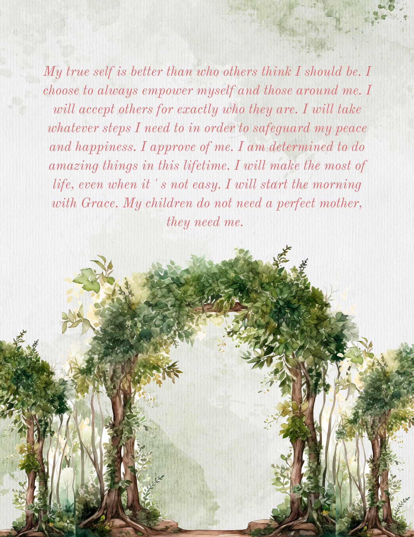 Positive Affirmations For Women | Digital Download