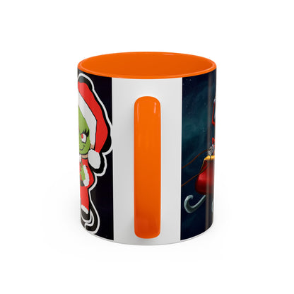 Grinch Jack Skellington Christmas Mug | Accent Coffee Mug