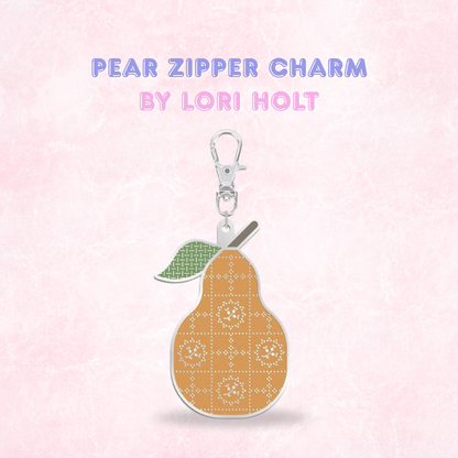 Happy Enamel Zipper Charms by Lori Holt
