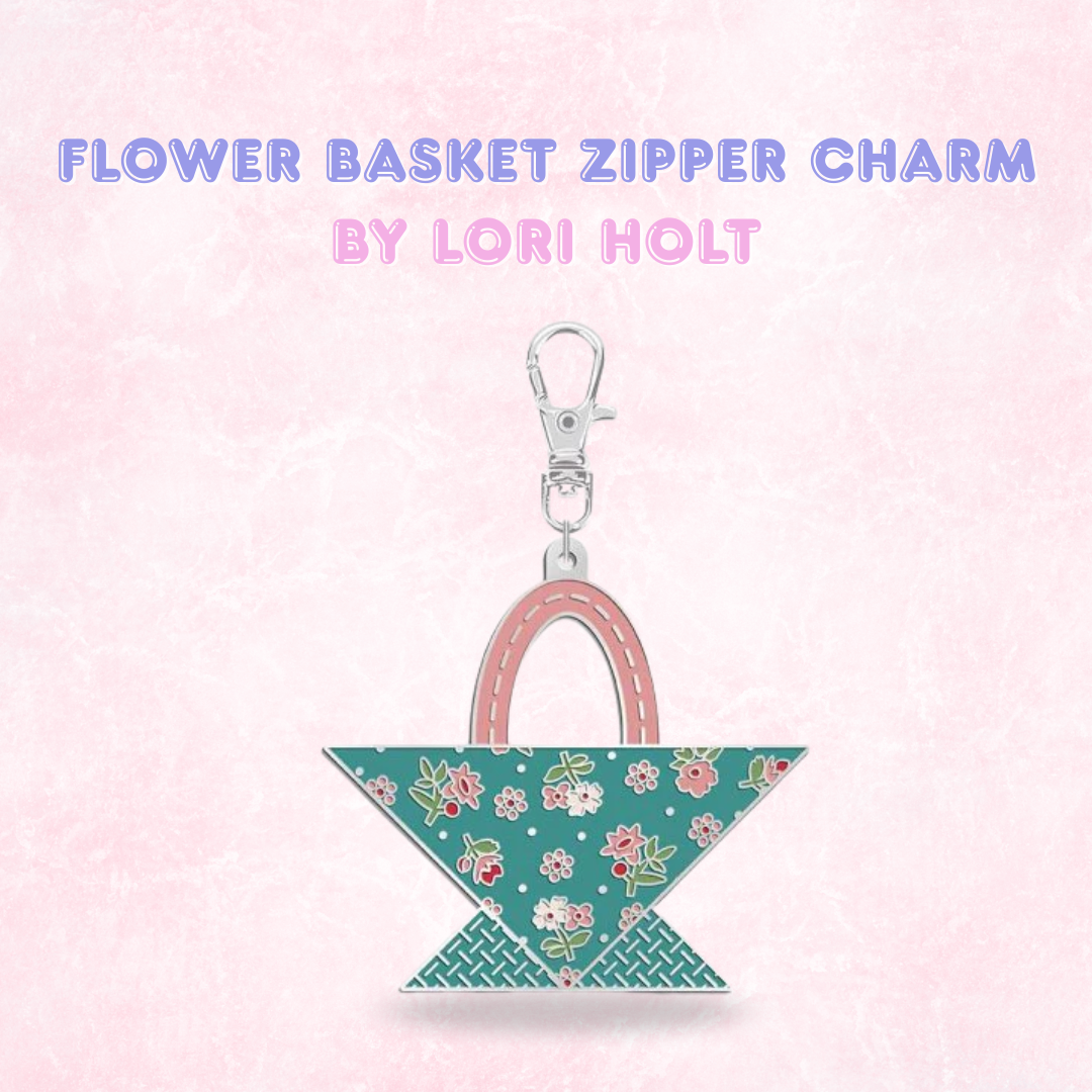 Happy Enamel Zipper Charms by Lori Holt