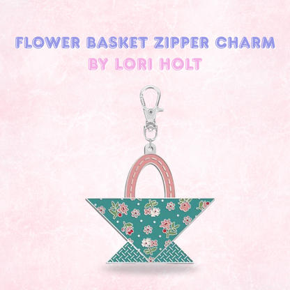 Happy Enamel Zipper Charms by Lori Holt