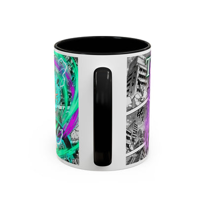Accent Coffee Mug - Anime Girl Psychic Power Design (11/15oz)