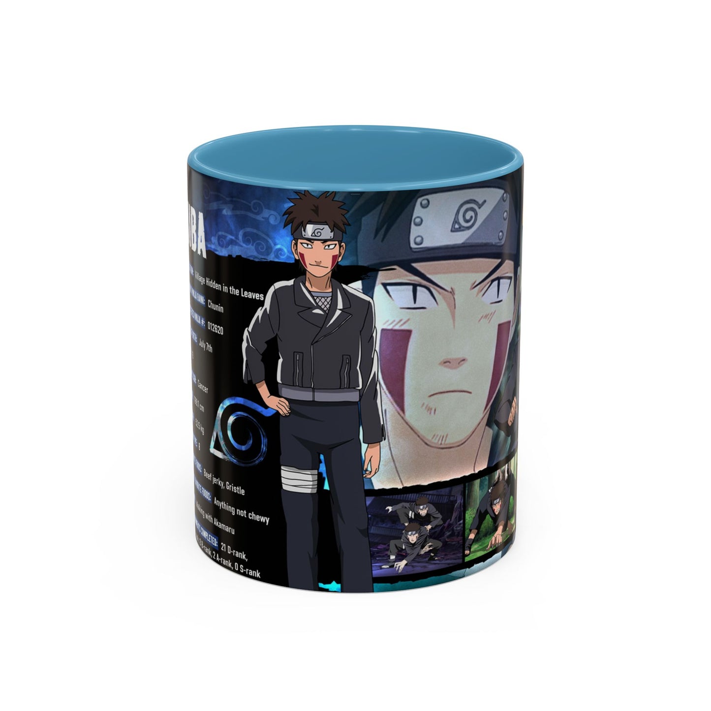 Kiba Collage Coffee Mug | Naruto Shippuden Design (11/15oz)