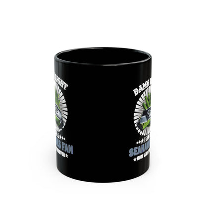 Seahawks Grunge Black Coffee Mug (11oz & 15oz)