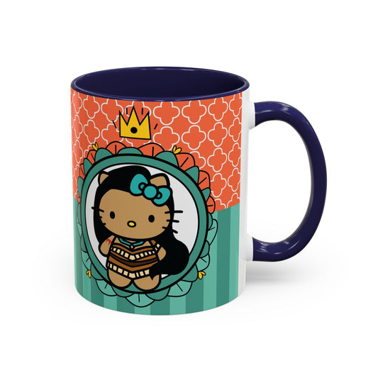 Kawaii Princess Girl Illustration Mug | Accent Coffee Mug 11oz 15oz
