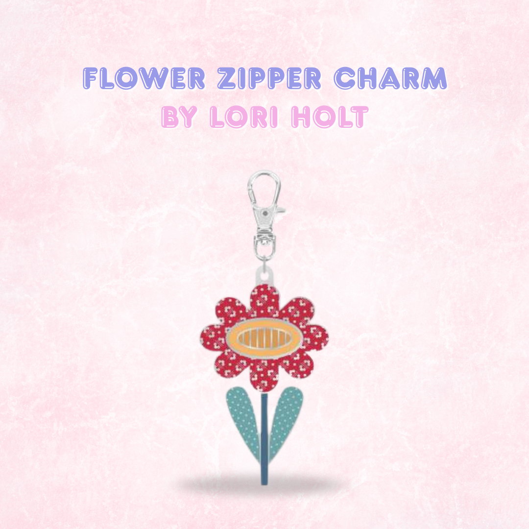 Happy Enamel Zipper Charms by Lori Holt