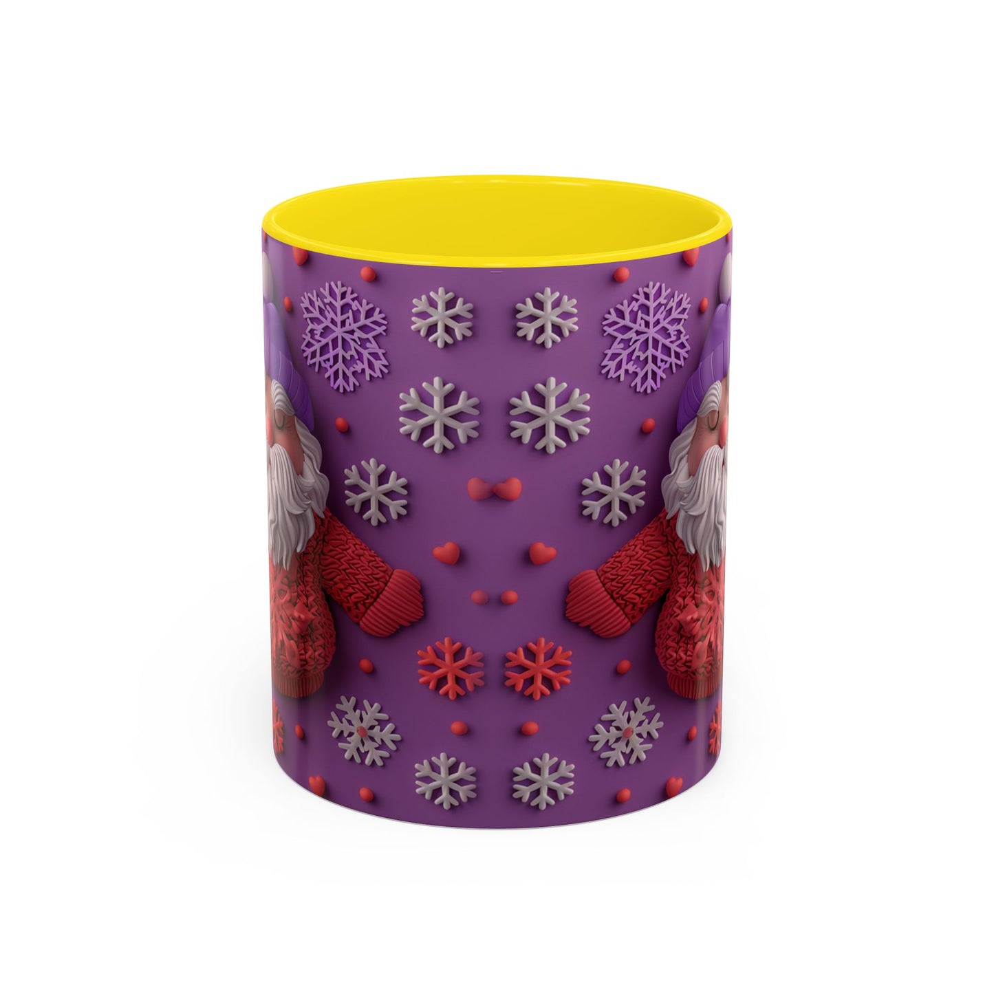 Knit Santa Pattern Mug | Accent Coffee Mug