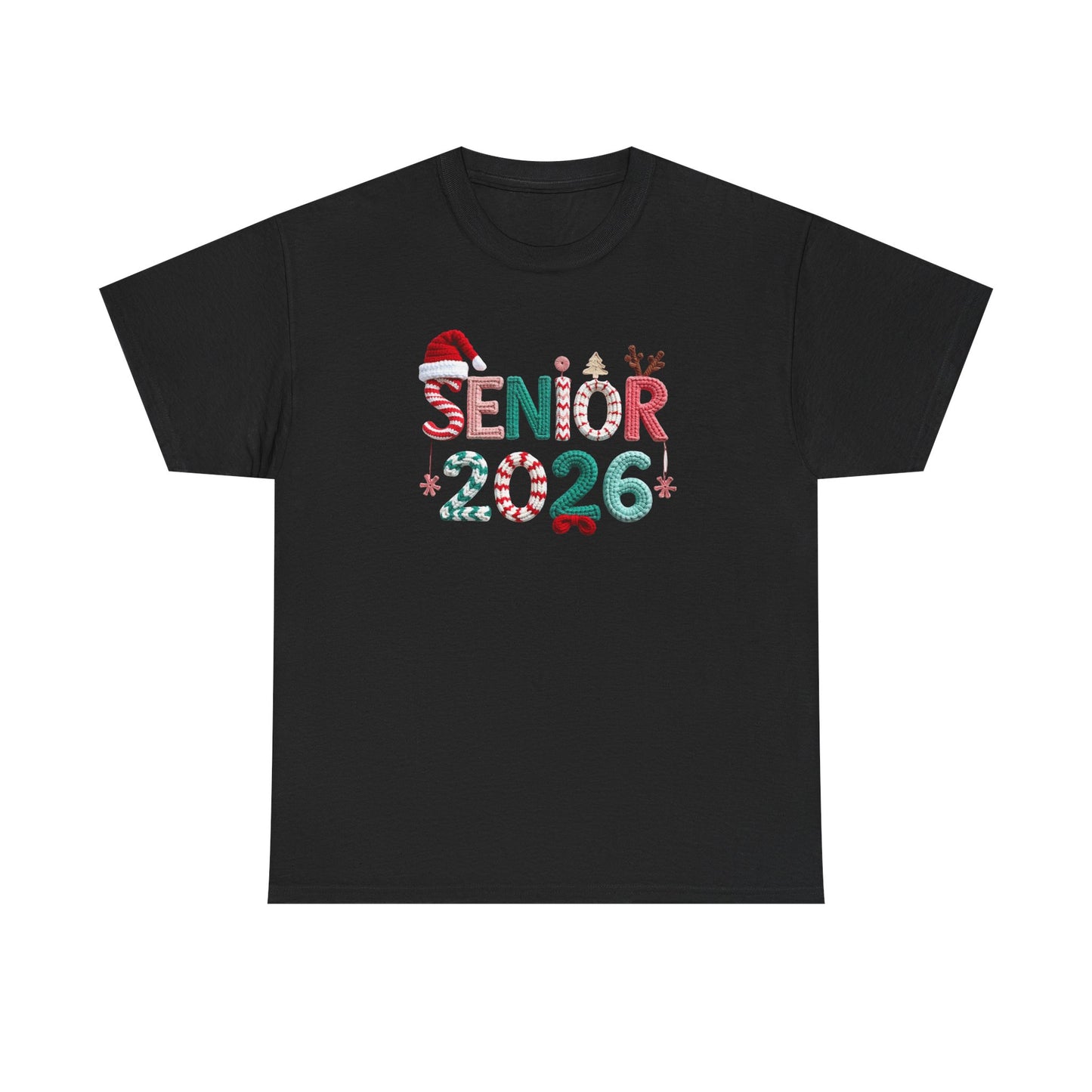 Senior 2026 Christmas Tee – Festive Graduation Santa Hat Design