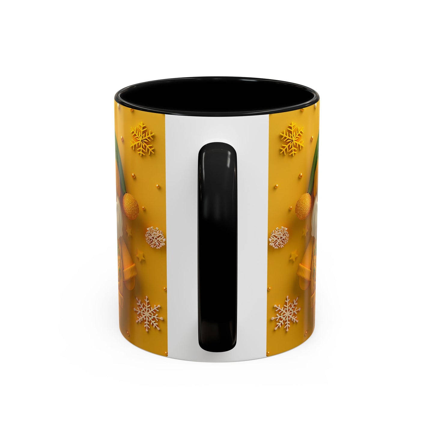 Yellow Sweater Santa Mug | Accent Coffee Mug