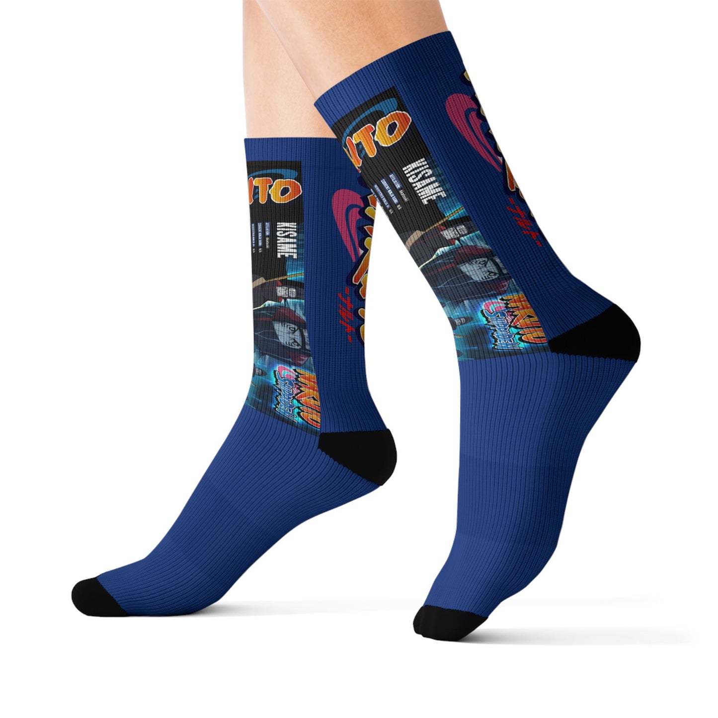 Naruto collage socks | Anime sublimation socks