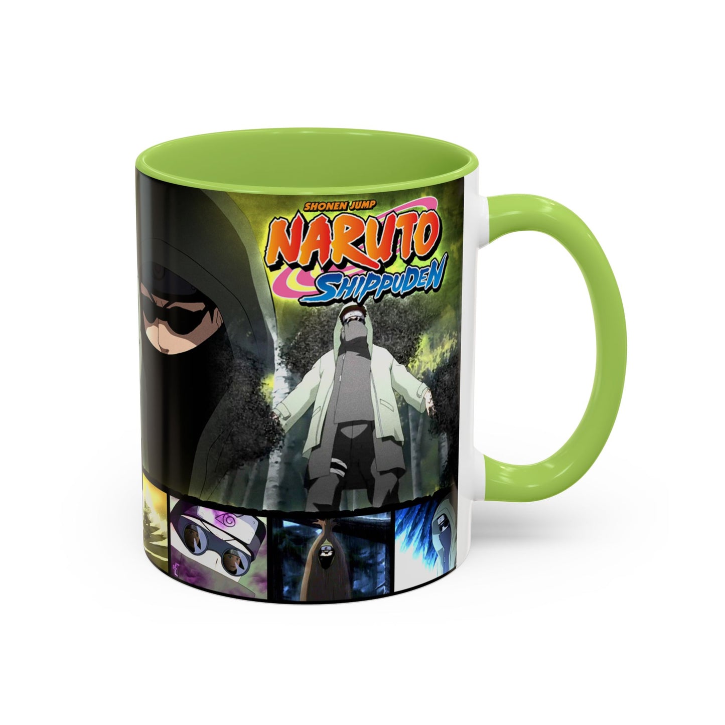 Naruto Shippuden Shino Aburame Accent Coffee Mug  Anime Character Fan Gift (11/15oz)