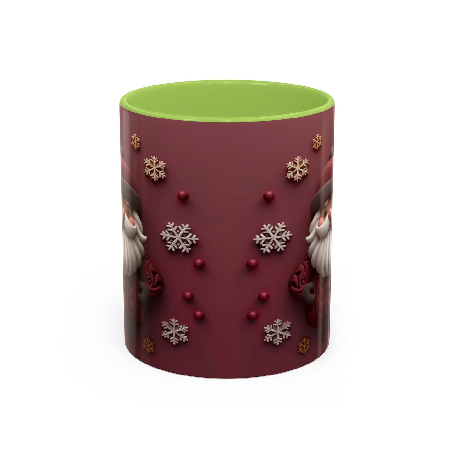 Cute Santa Face Holiday Mug | Christmas Accent Coffee Mug