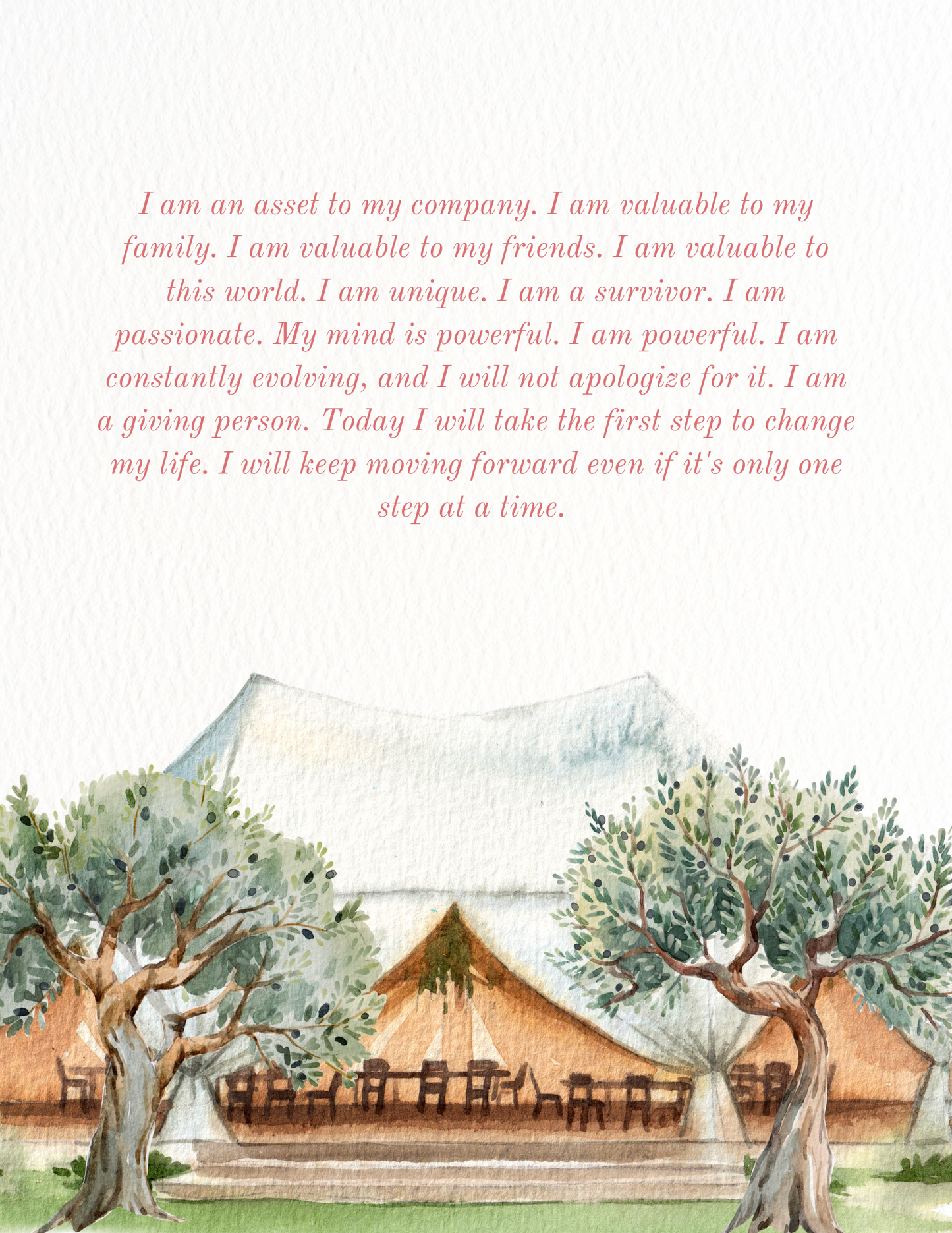 Positive Affirmations For Women | Digital Download