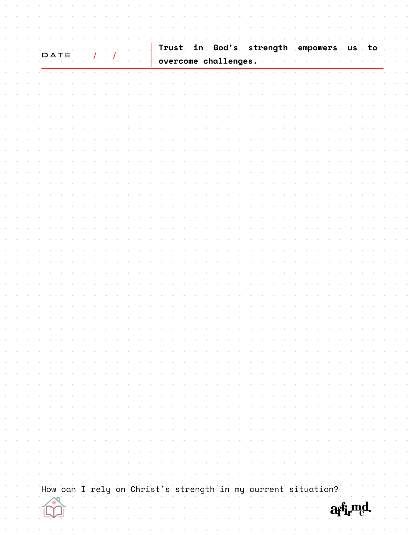 Affirmed | 60 Days of Daily God-Inspired Affirmations - Devotional Journal