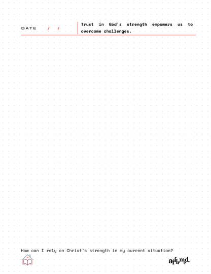 Affirmed | 60 Days of Daily God-Inspired Affirmations - Devotional Journal