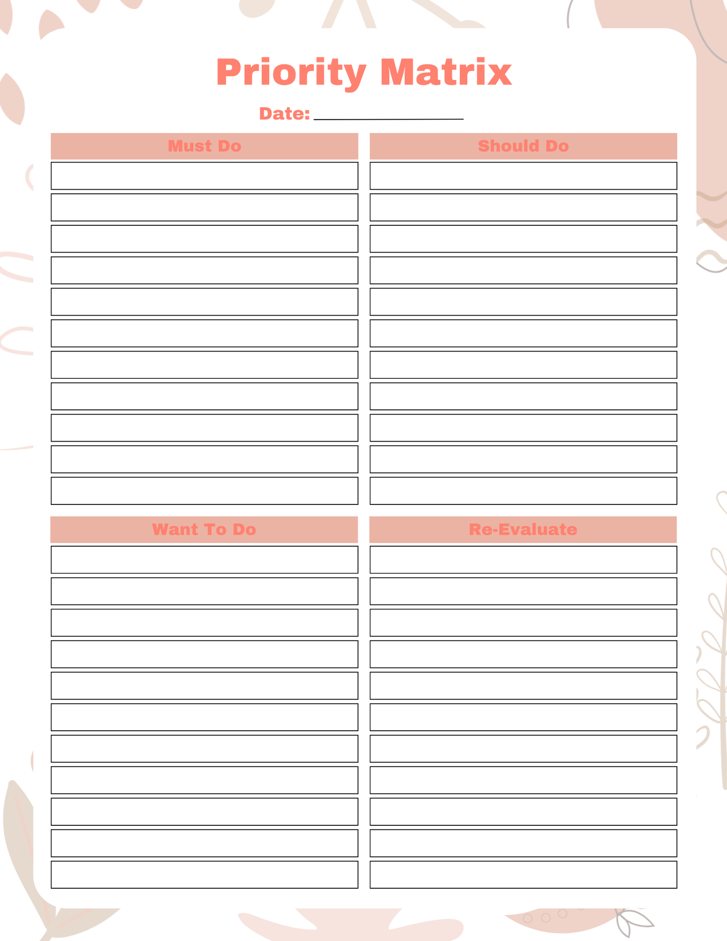 Brain Dump Bundle | Digital Download