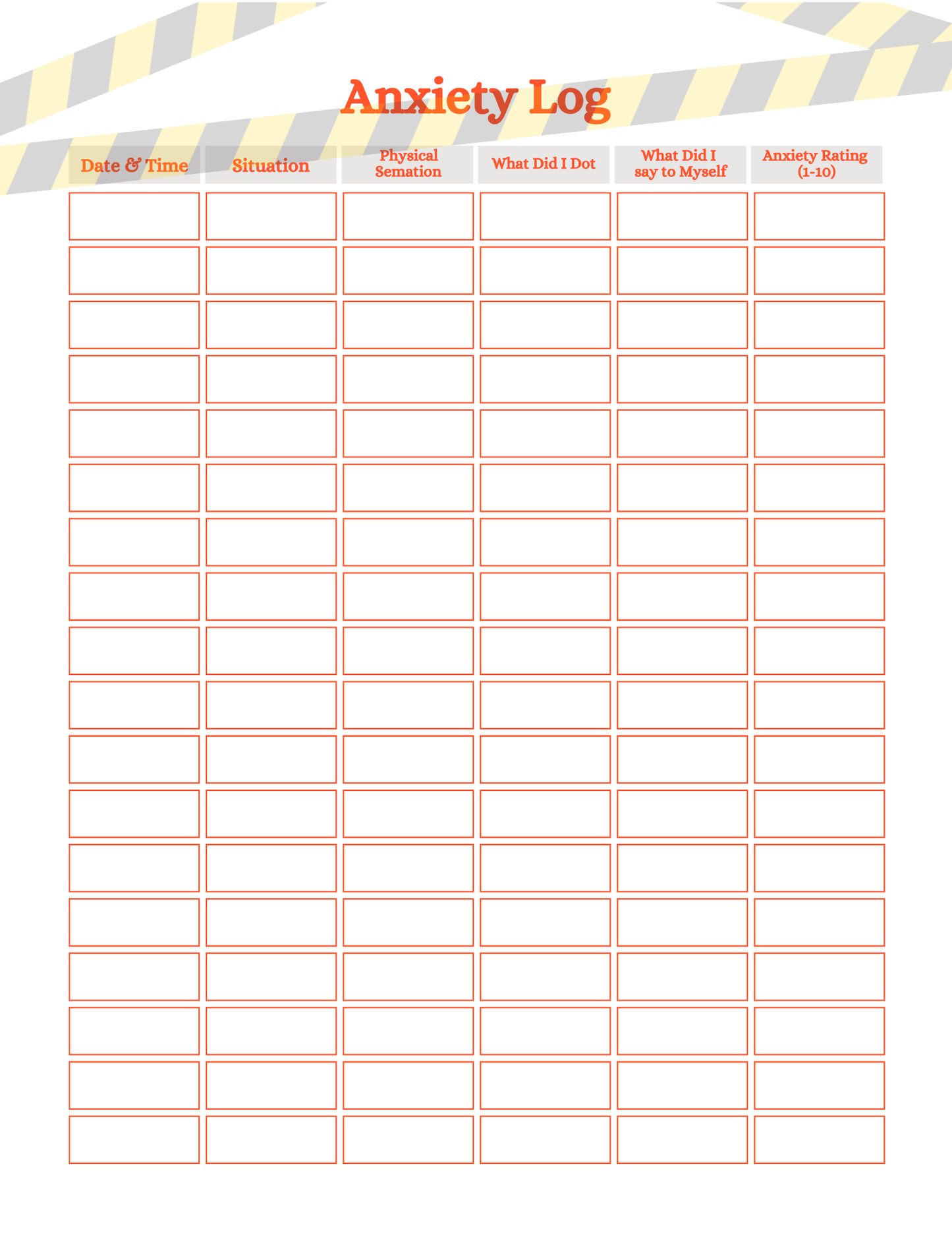Safety Crisis Plan Journal | Digital Download