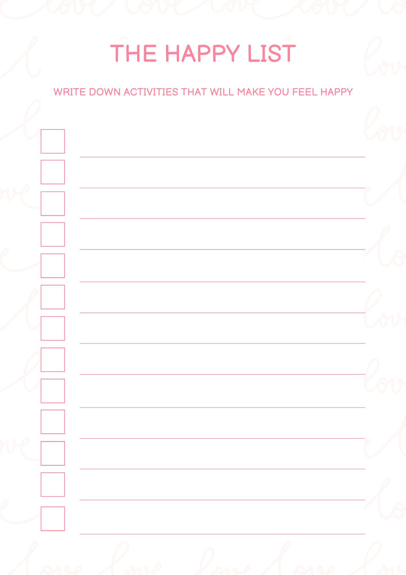 Self Love Planner | Digital Download