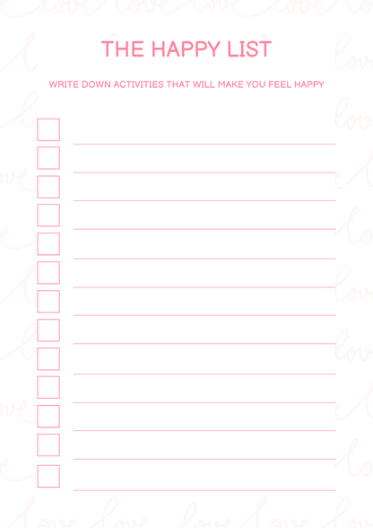 Self Love Planner | Digital Download
