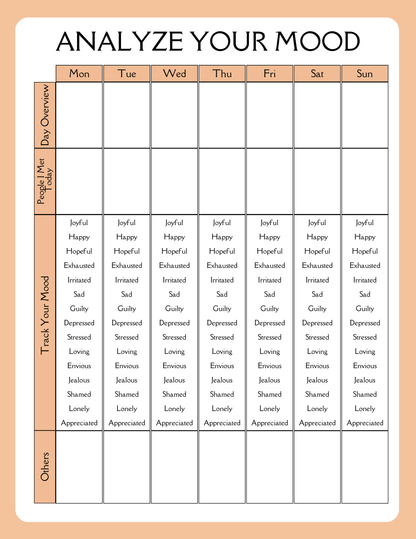 Anxiety Journal | Printable Mental Health Workbook | Digital Download