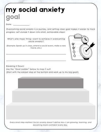 The Social Anxiety Relief Workbook | Digital Download