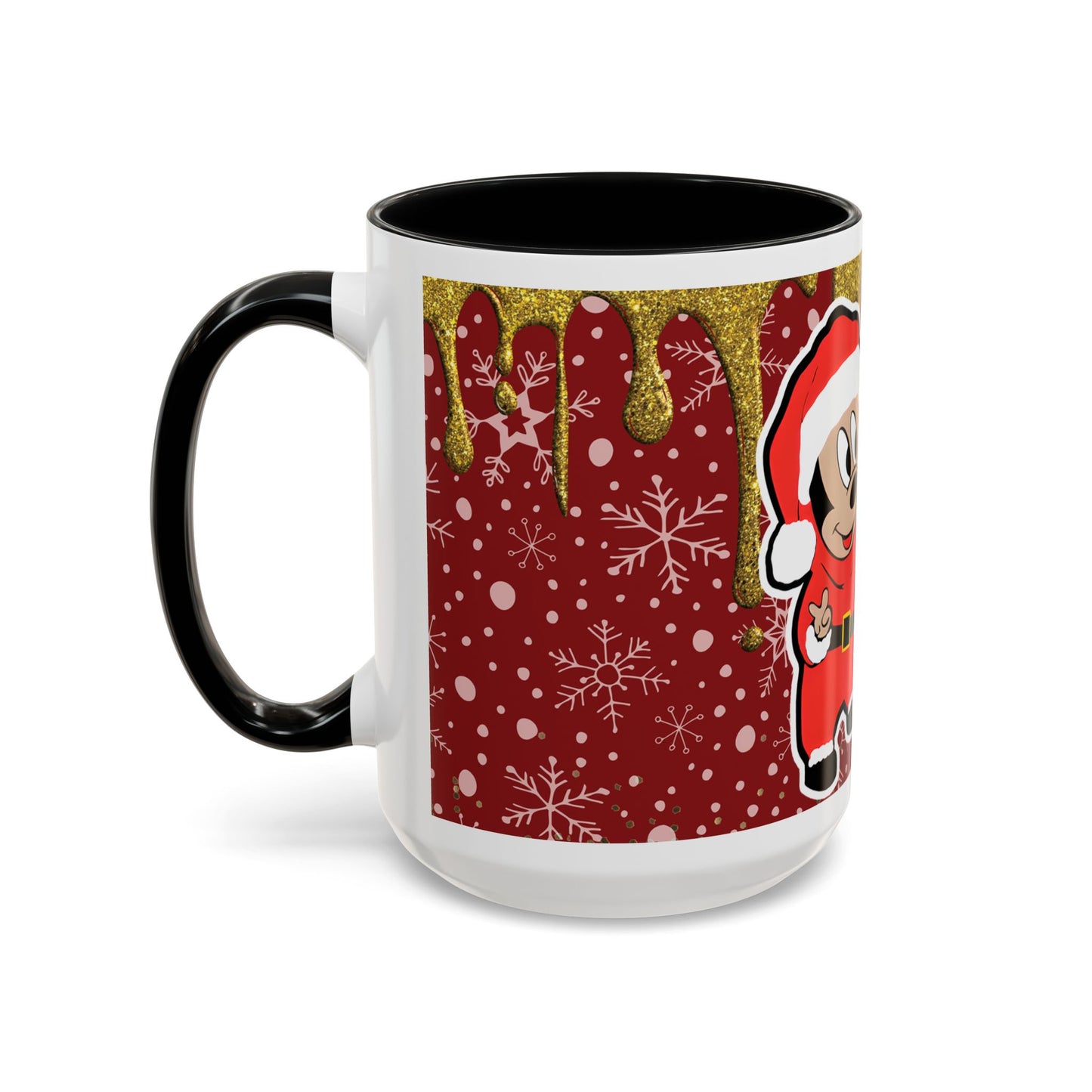 Grinch and Mouse Santa Mug | Accent Coffee Mug 11oz 15oz