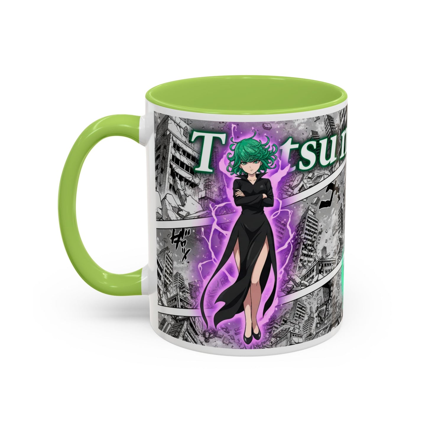 Accent Coffee Mug - Anime Girl Psychic Power Design (11/15oz)