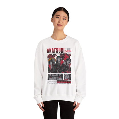 Personalizable Akatsuki Anime Characters Crewneck Sweatshirt | Manga Panel Graphic