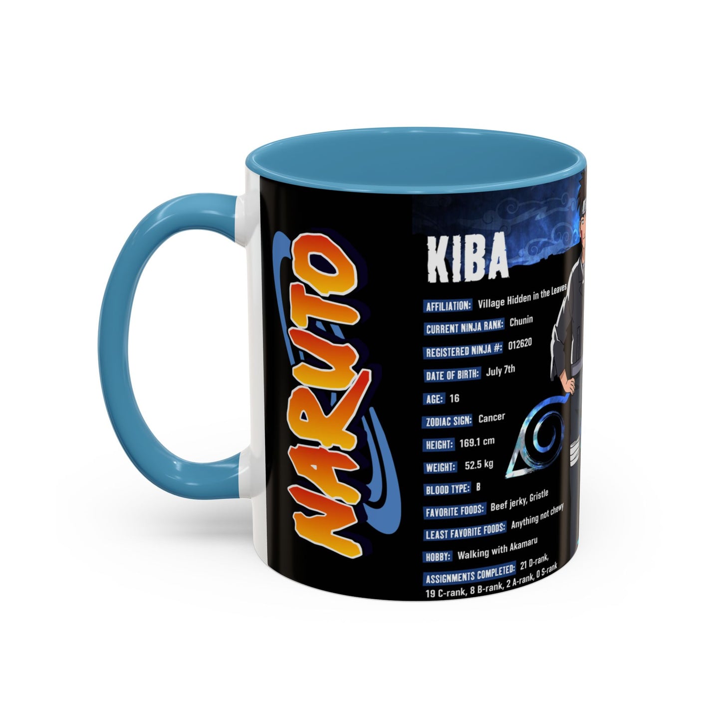 Kiba Collage Coffee Mug | Naruto Shippuden Design (11/15oz)