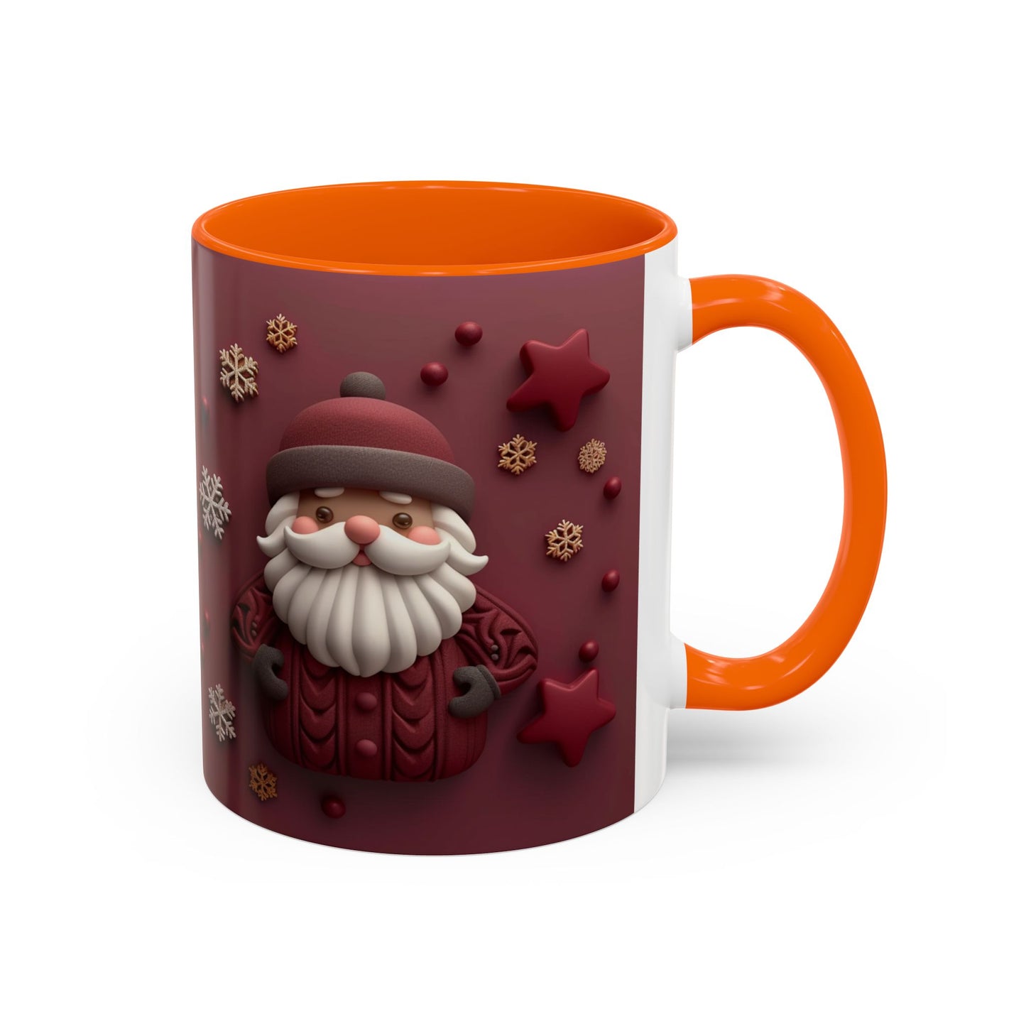 Cute Santa Face Holiday Mug | Christmas Accent Coffee Mug
