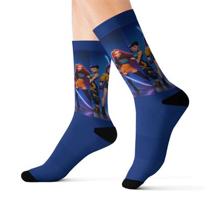 Superhero Team Socks | Sublimation Socks