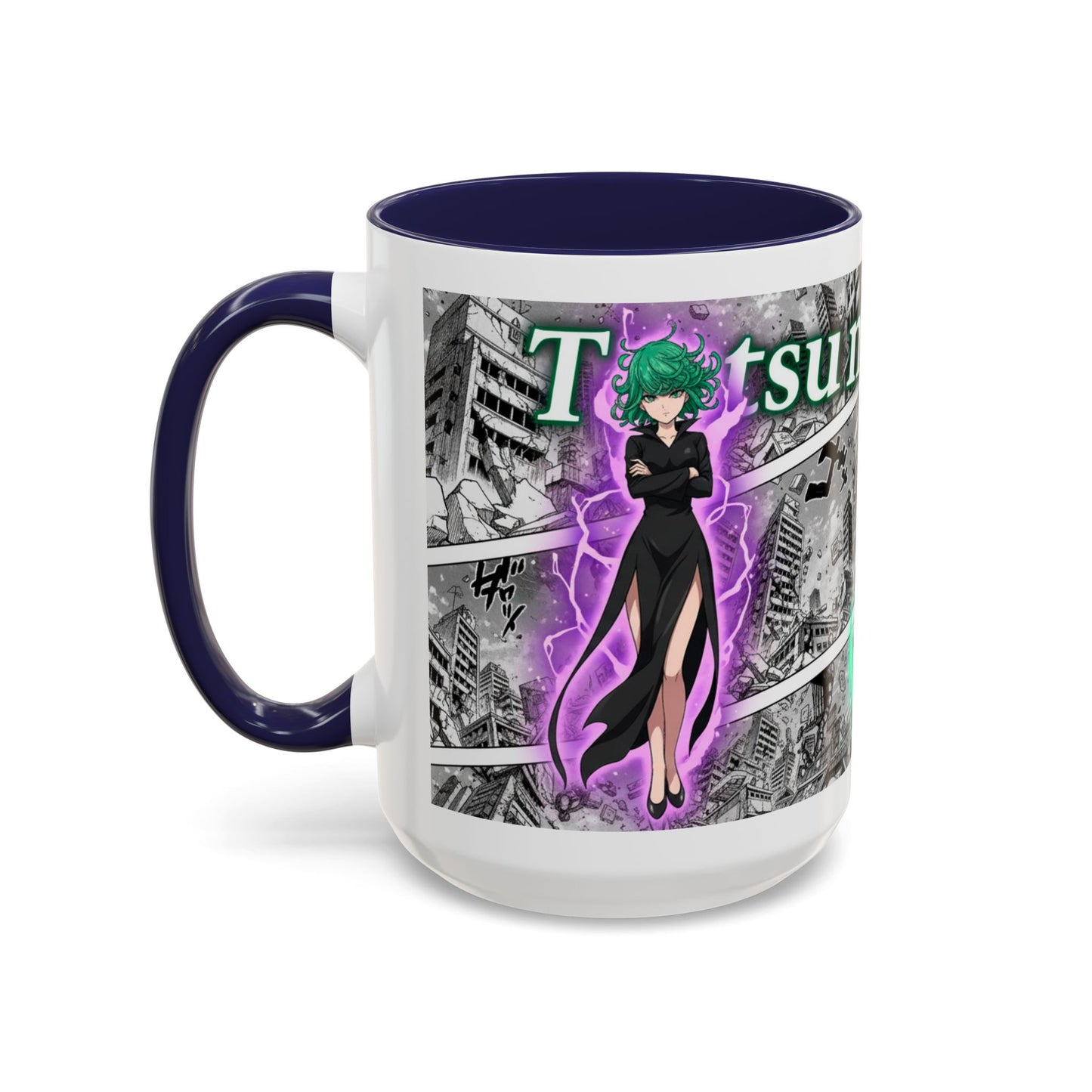 Accent Coffee Mug - Anime Girl Psychic Power Design (11/15oz)