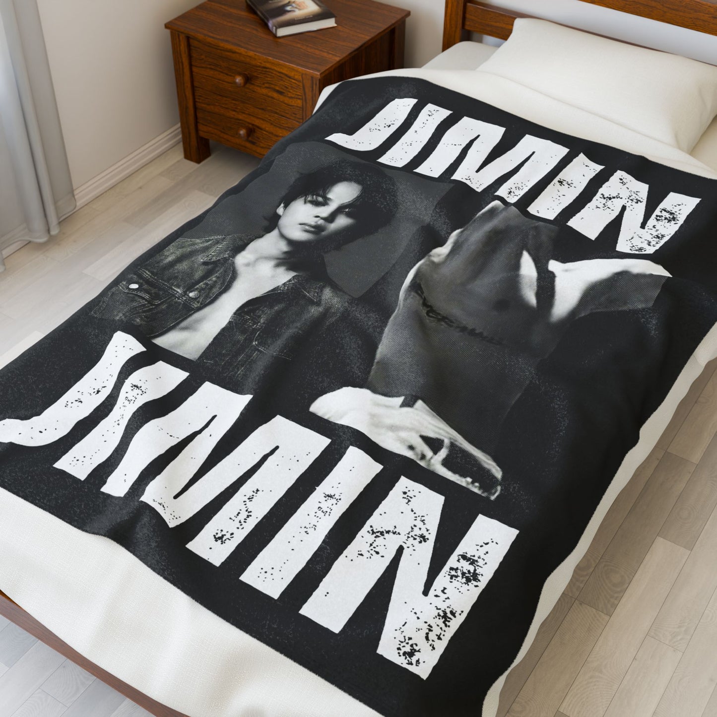 Jimin Photo Collage Blanket | K-Pop Jimin Throw