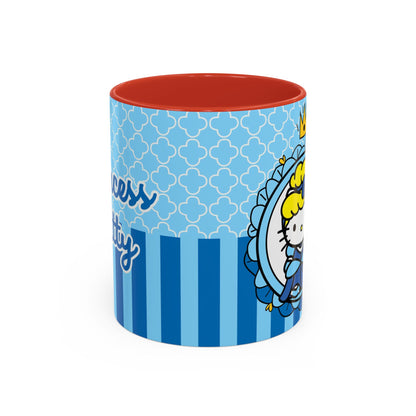 Princess Kitty Portrait Mug | Accent Coffee Mug