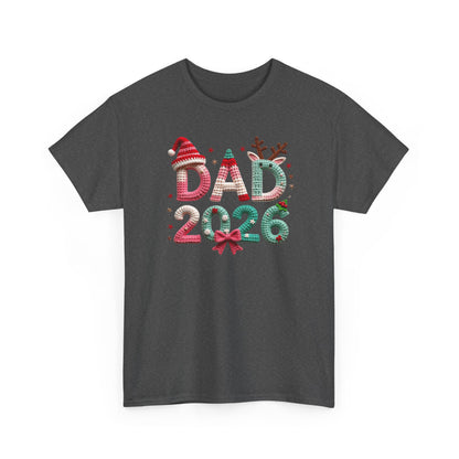 Dad 2026 Christmas T-Shirt Festive Holiday Dad Tee